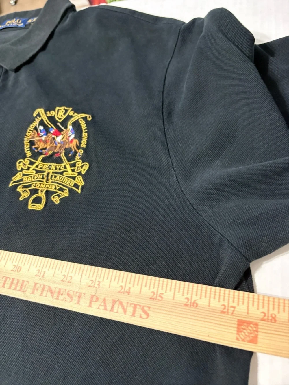 Polo Ralph Lauren International Challenge Cup 3 Pony Embroidered Polo Shirt 3XLT